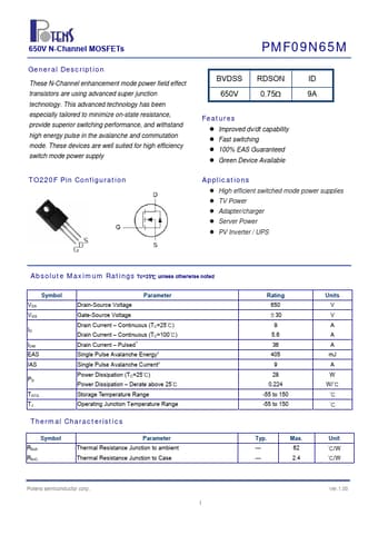  Datasheet Preview Page 1
