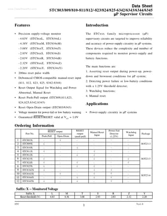  Datasheet Preview Page 1