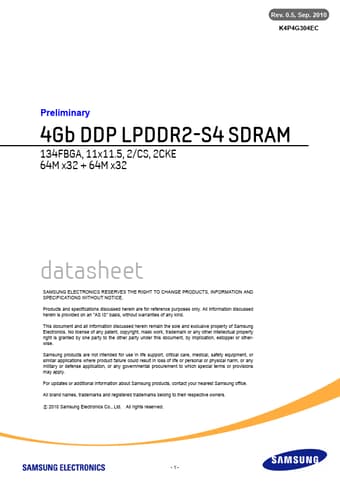  Datasheet Preview Page 1