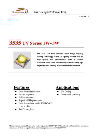  Datasheet Preview Page 1