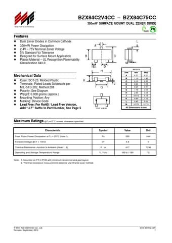  Datasheet Preview Page 1