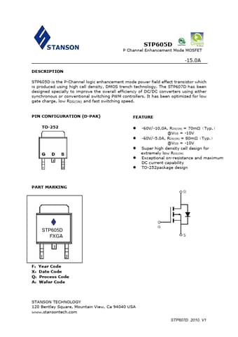  Datasheet Preview Page 1