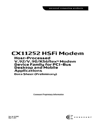  Datasheet Preview Page 1