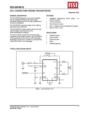  Datasheet Preview Page 1