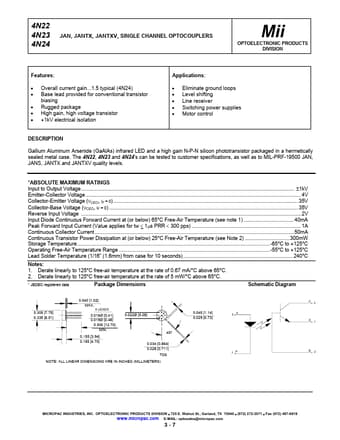  Datasheet Preview Page 1