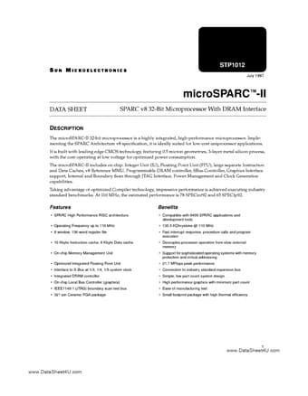  Datasheet Preview Page 1