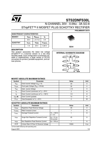  Datasheet Preview Page 1