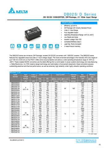  Datasheet Preview Page 1