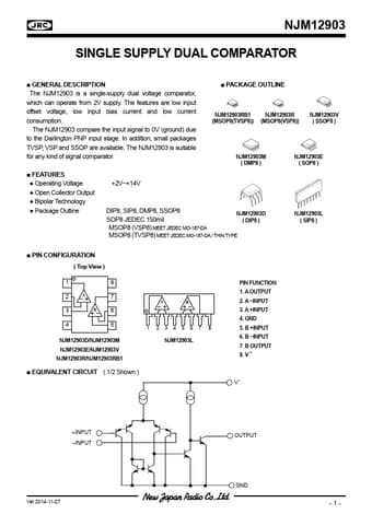  Datasheet Preview Page 1