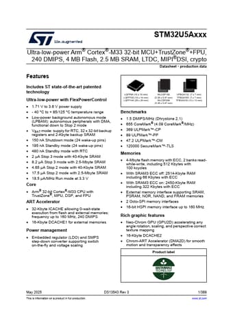  Datasheet Preview Page 1