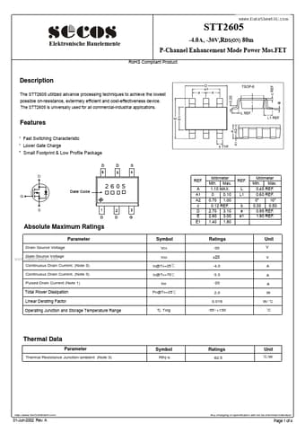  Datasheet Preview Page 1