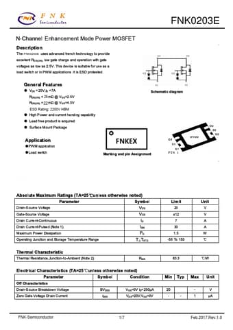  Datasheet Preview Page 1