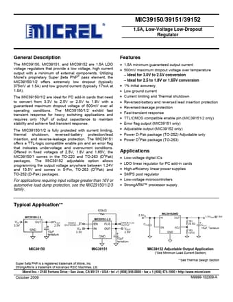  Datasheet Preview Page 1