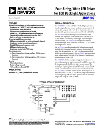  Datasheet Preview Page 1