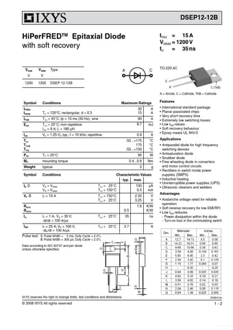  Datasheet Preview Page 1