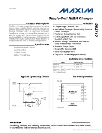  Datasheet Preview Page 1