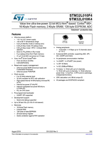  Datasheet Preview Page 1