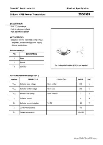  Datasheet Preview Page 1