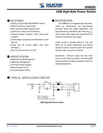  Datasheet Preview Page 1