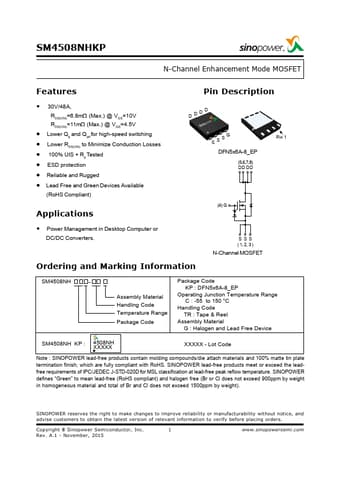  Datasheet Preview Page 1