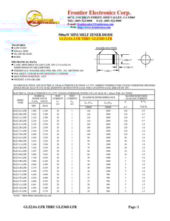  Datasheet Preview Page 1