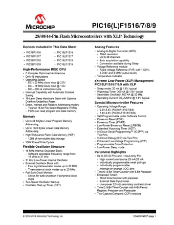  Datasheet Preview Page 1