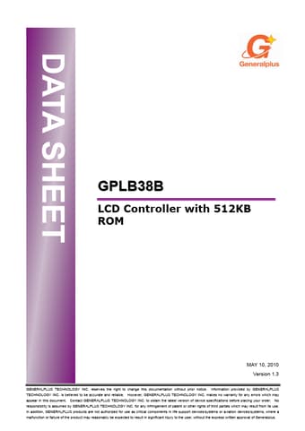  Datasheet Preview Page 1
