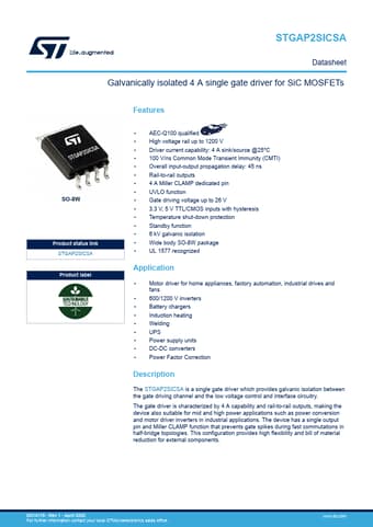  Datasheet Preview Page 1