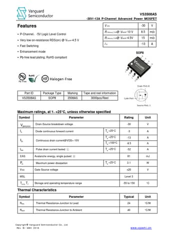  Datasheet Preview Page 1