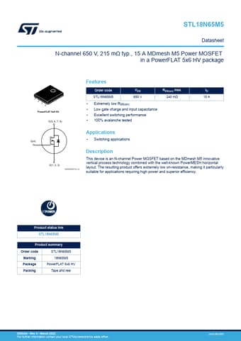  Datasheet Preview Page 1
