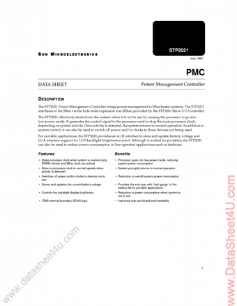  Datasheet Preview Page 1