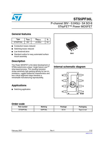  Datasheet Preview Page 1