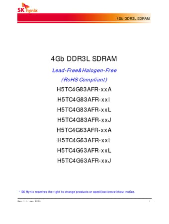  Datasheet Preview Page 1