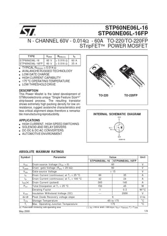  Datasheet Preview Page 1