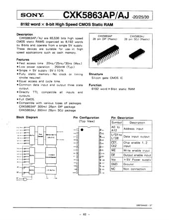 Datasheet Preview Page 1