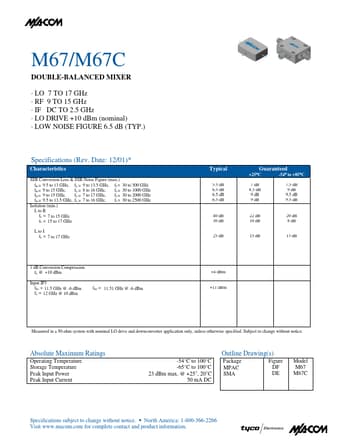  Datasheet Preview Page 1