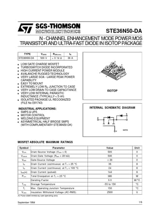  Datasheet Preview Page 1