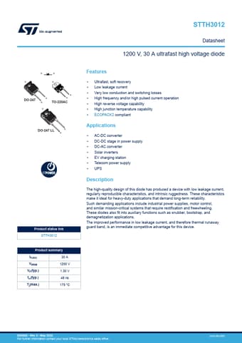  Datasheet Preview Page 1