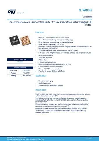  Datasheet Preview Page 1