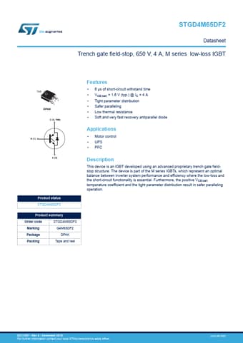  Datasheet Preview Page 1
