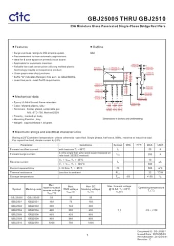  Datasheet Preview Page 1