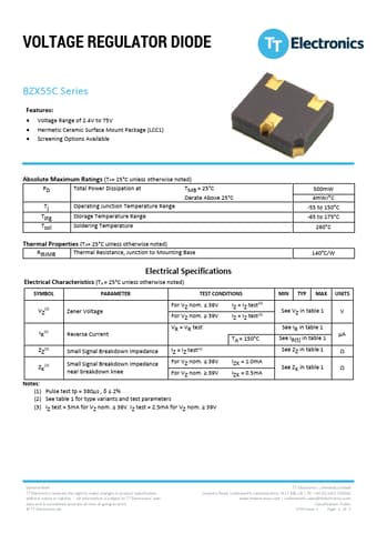  Datasheet Preview Page 1