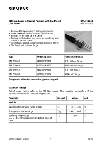  Datasheet Preview Page 1