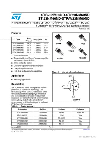  Datasheet Preview Page 1