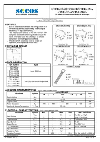  Datasheet Preview Page 1