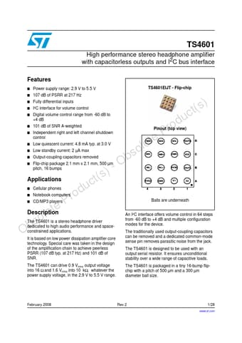  Datasheet Preview Page 1