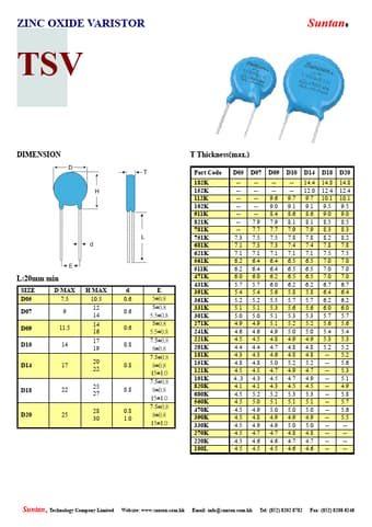 Datasheet Preview Page 1