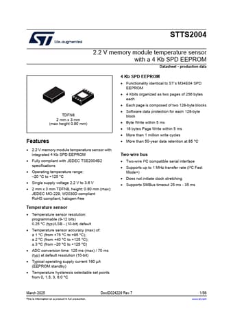  Datasheet Preview Page 1