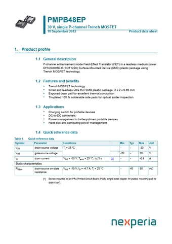 Datasheet Preview Page 1