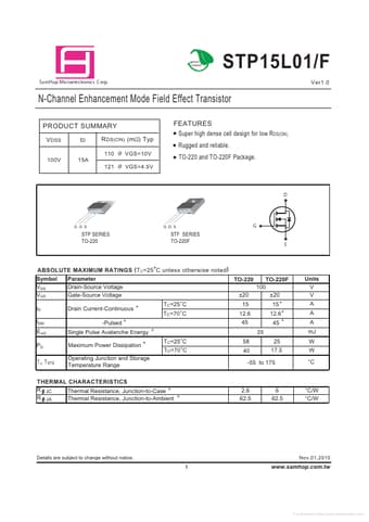  Datasheet Preview Page 1